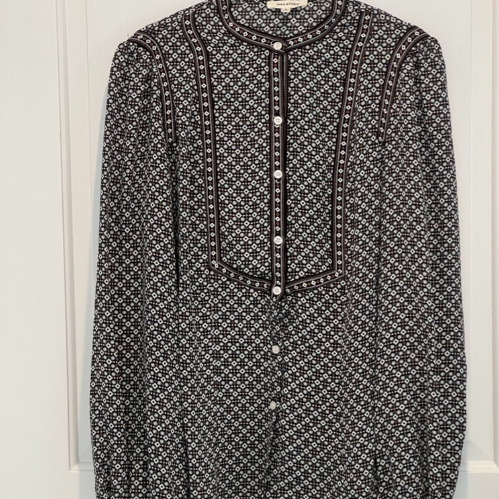Max Studio Granddad collared bouse